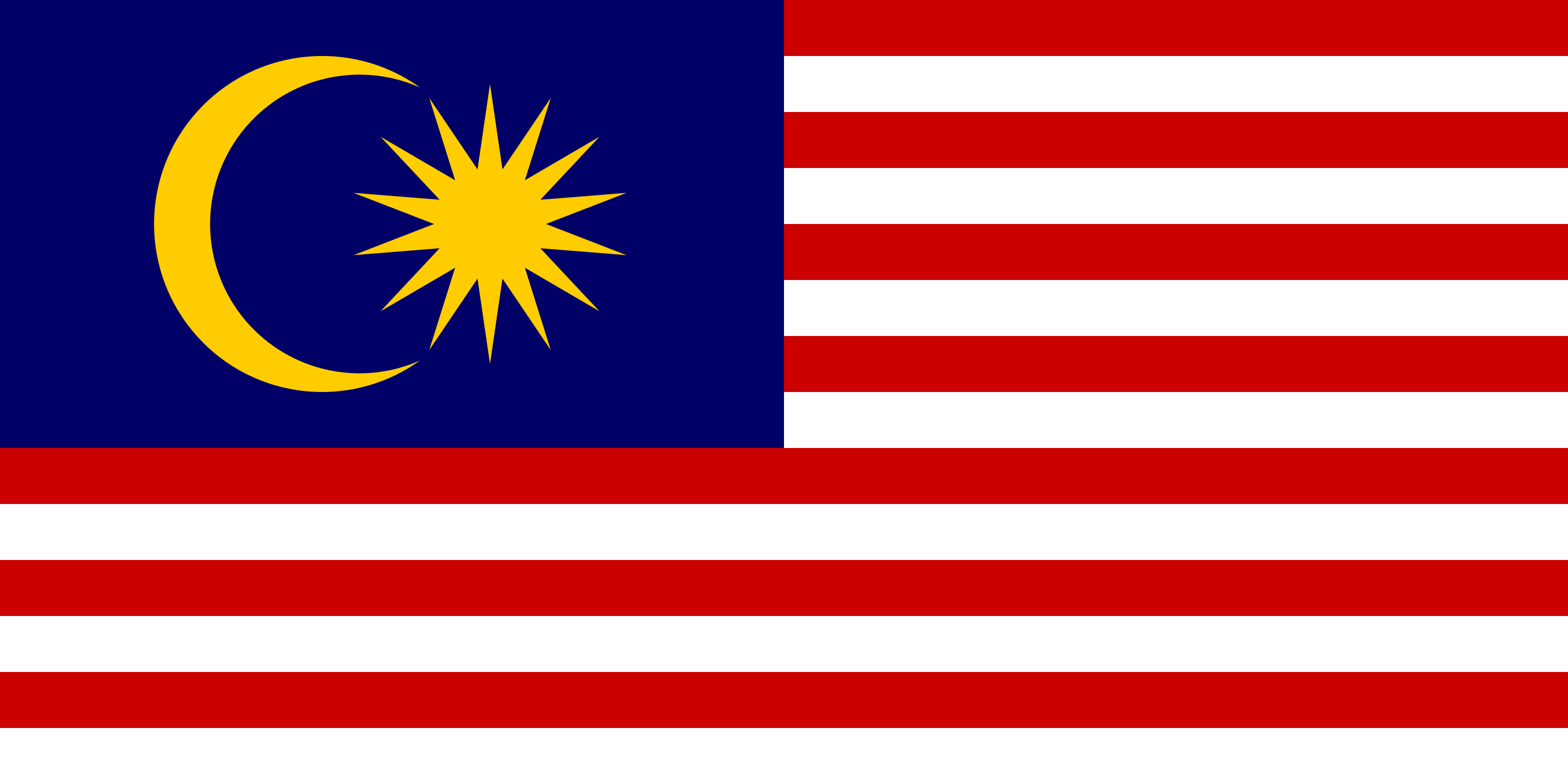 Icon of Malaysian flag.