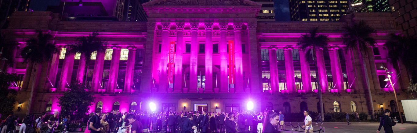 Town Hall lights up for Premier of Queensland's Export Awards 2021