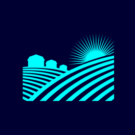 Farm and land icon