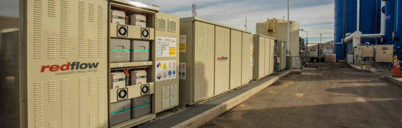 Redflow energy storage