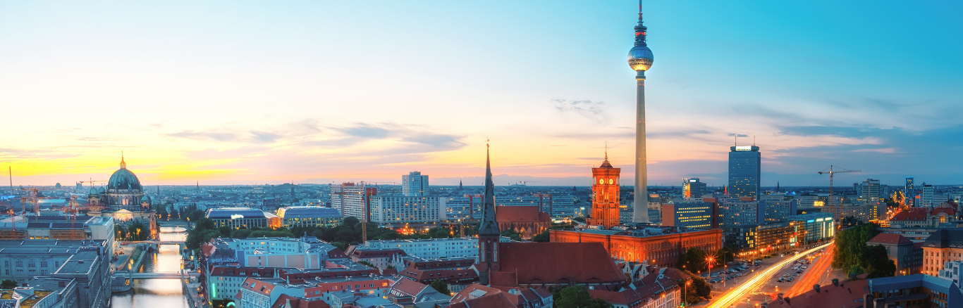 Skyline of Berlin, Germany