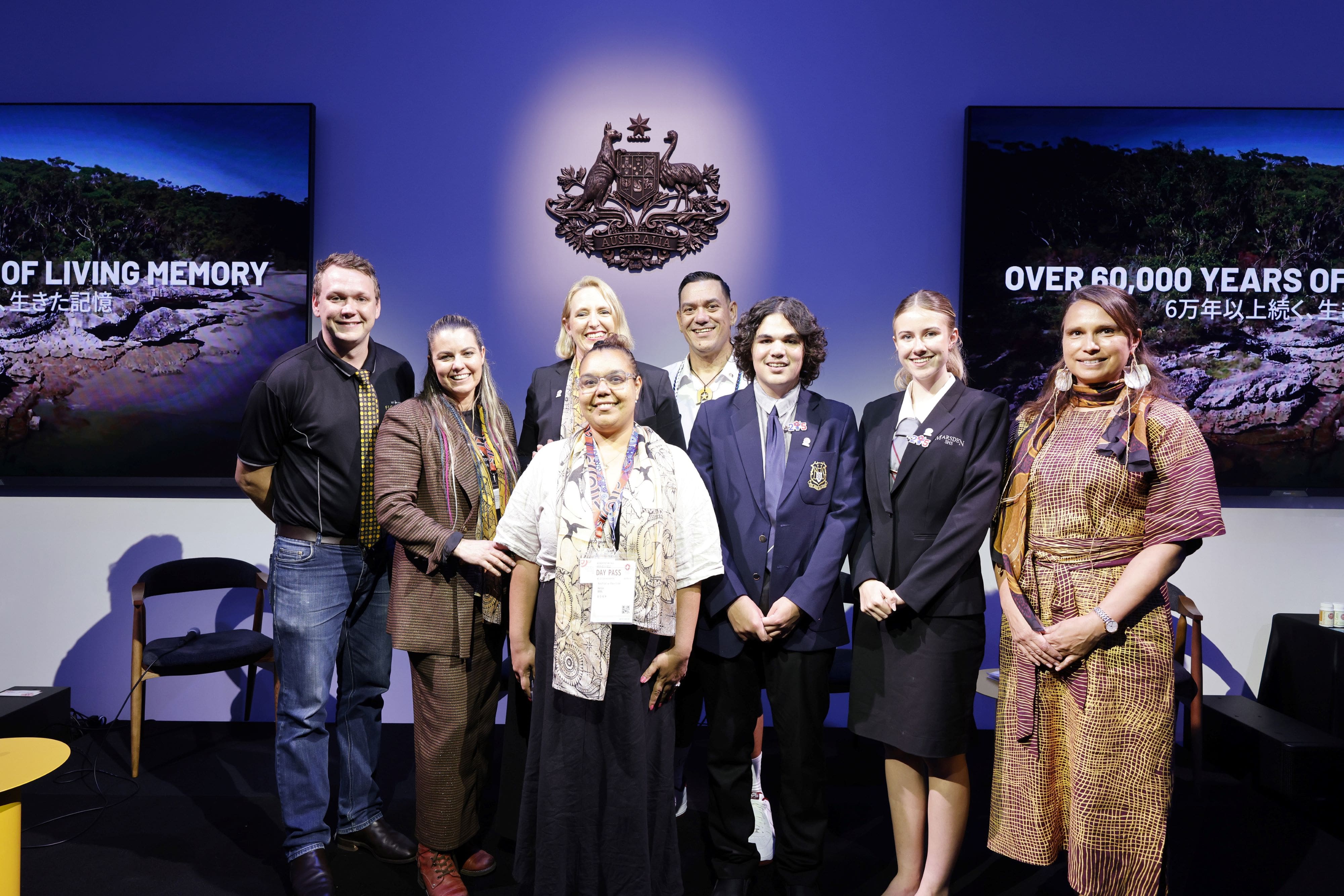 Panellists at the First Nations from Queensland to the World event