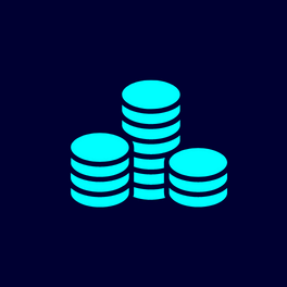 Icon of money illustrating funding.