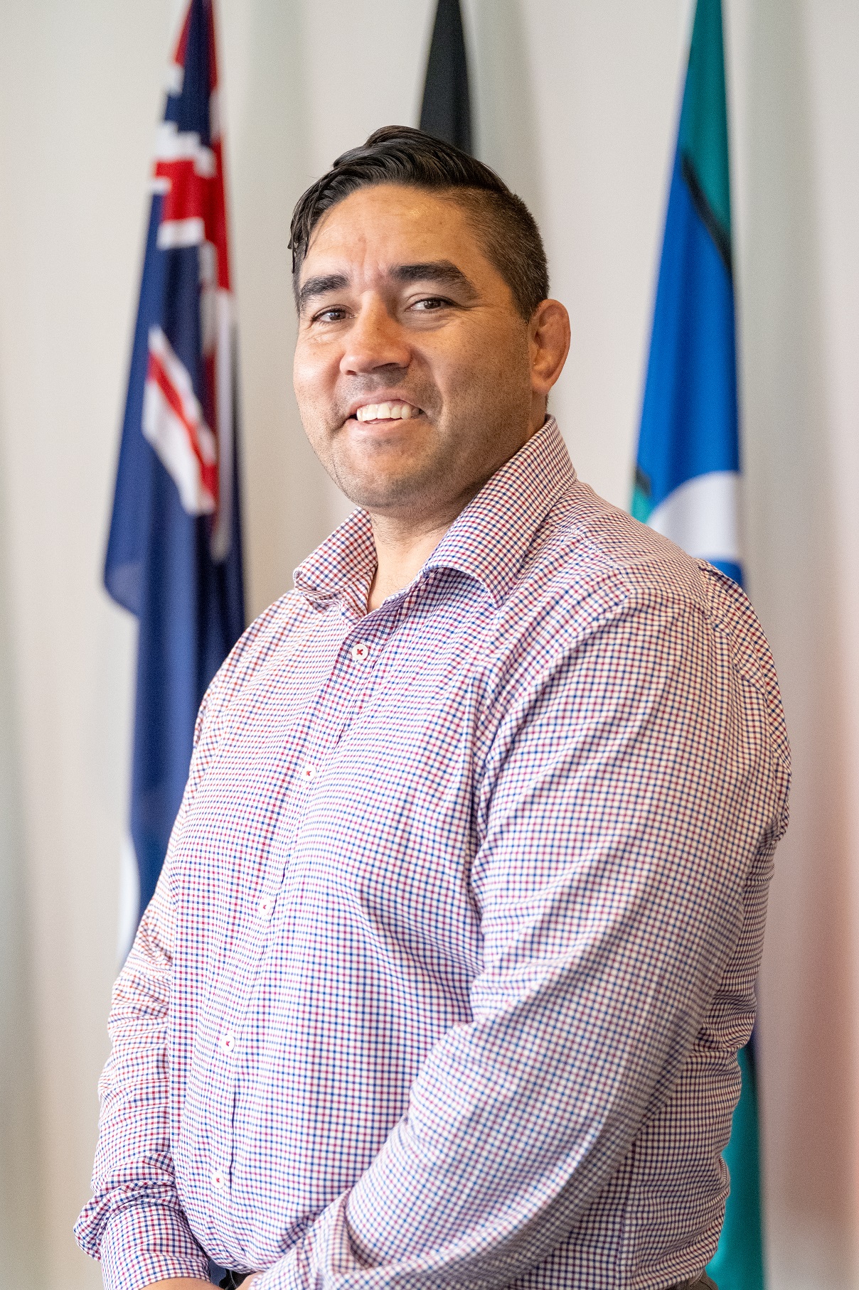 Headshot of Nio Halangahu, Senior Trade and Investment Officer.