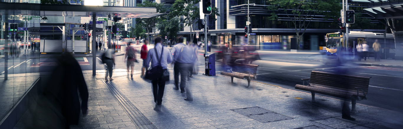 Brisbane city pedestrian