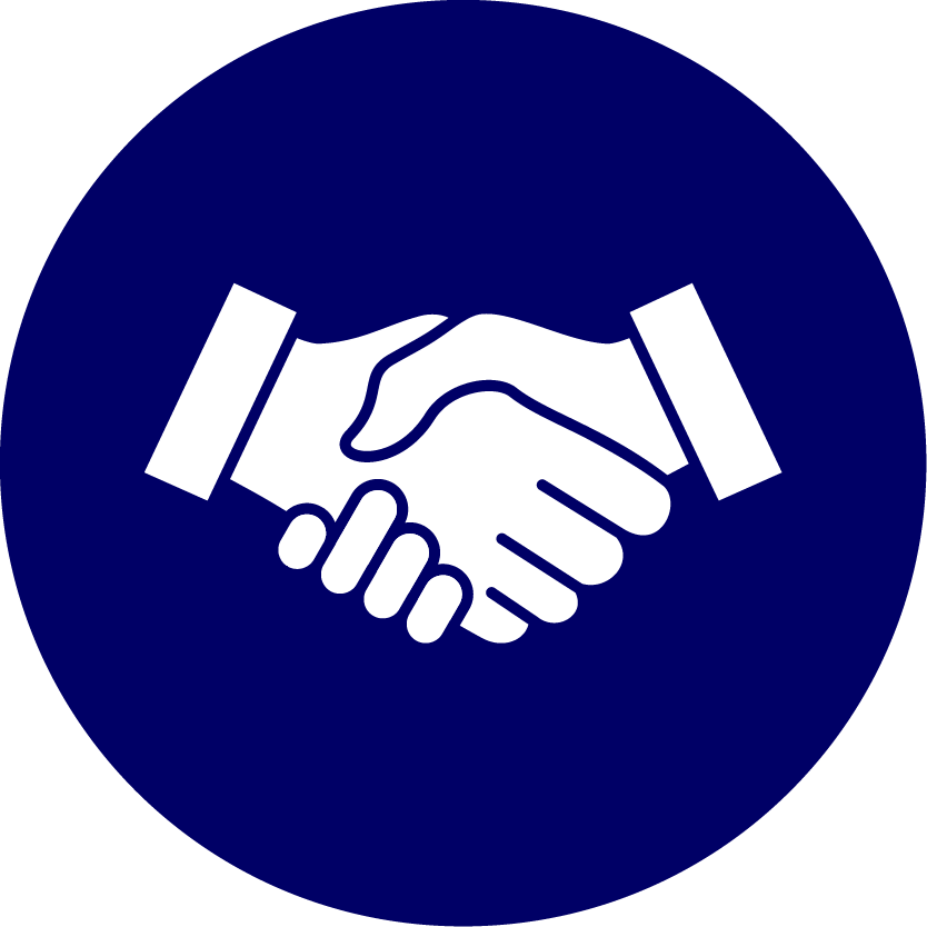 Shaking hands