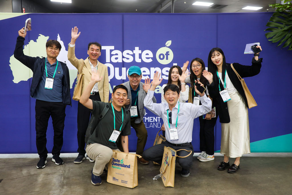 Buyers and attendees enjoying Taste of Queensland 2024