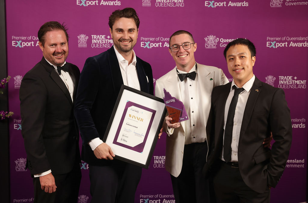 The Audeara team at the 2024 Premier of Queensland Export Awards