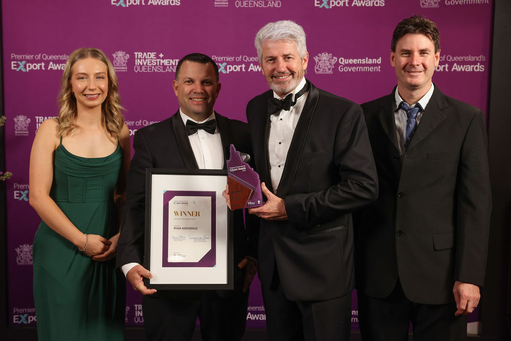 Ryan Aerospace with their Export Awards.